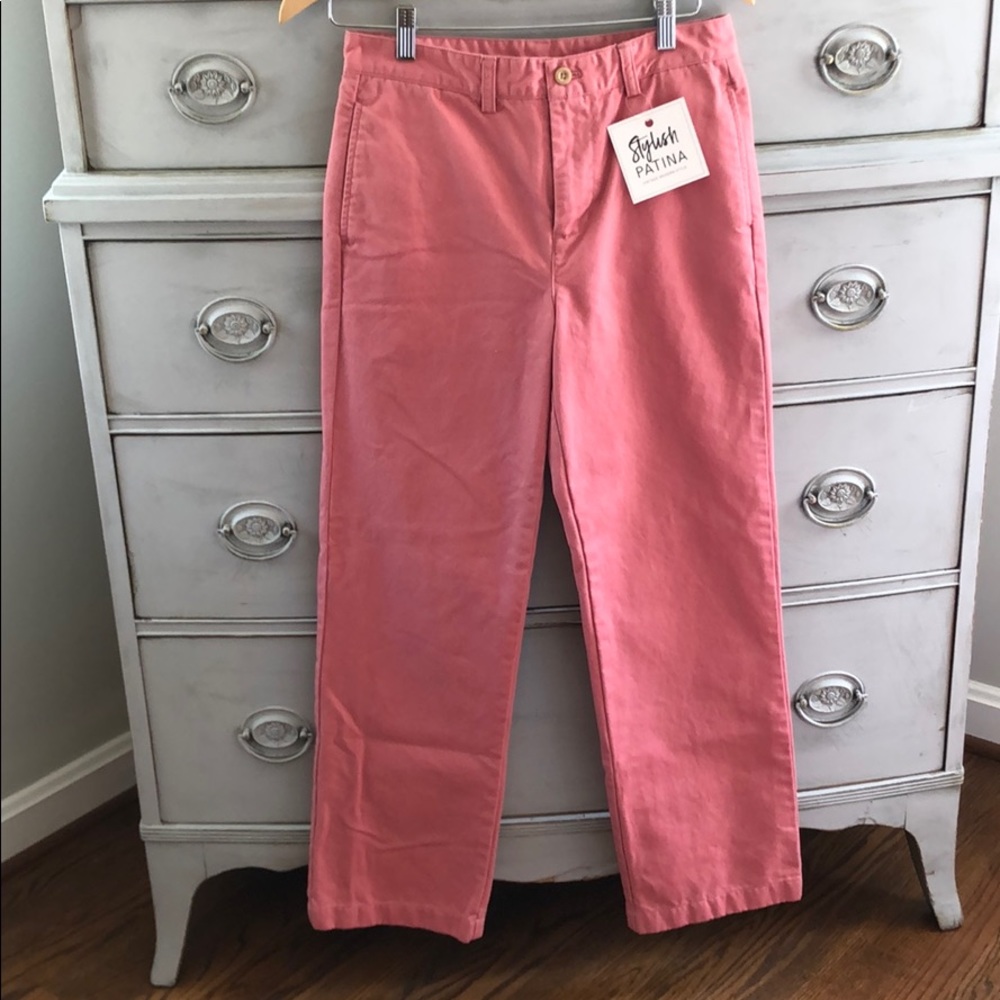 Vineyard vines kids pants pink size 18